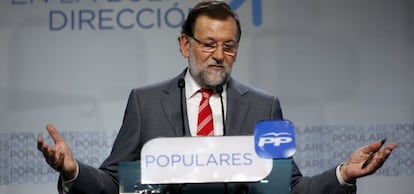 El presidente del Gobierno, Mariano Rajoy