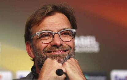Jürgen Klopp, en rueda de prensa.