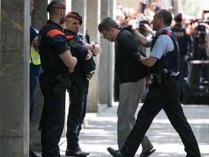 El detenido por el asesinato de Laia, una menor de 13 años, en Vilanova.