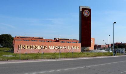 El ingreso de la Universidad Alfonso X El Sabio. 