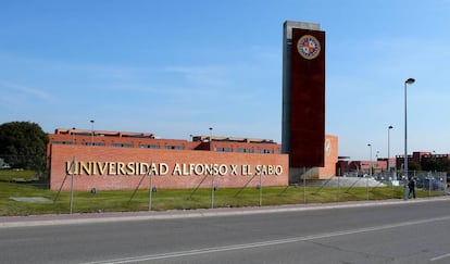 El ingreso de la Universidad Alfonso X El Sabio. 