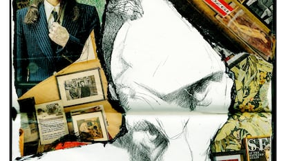 Bella y Lucian Freud.