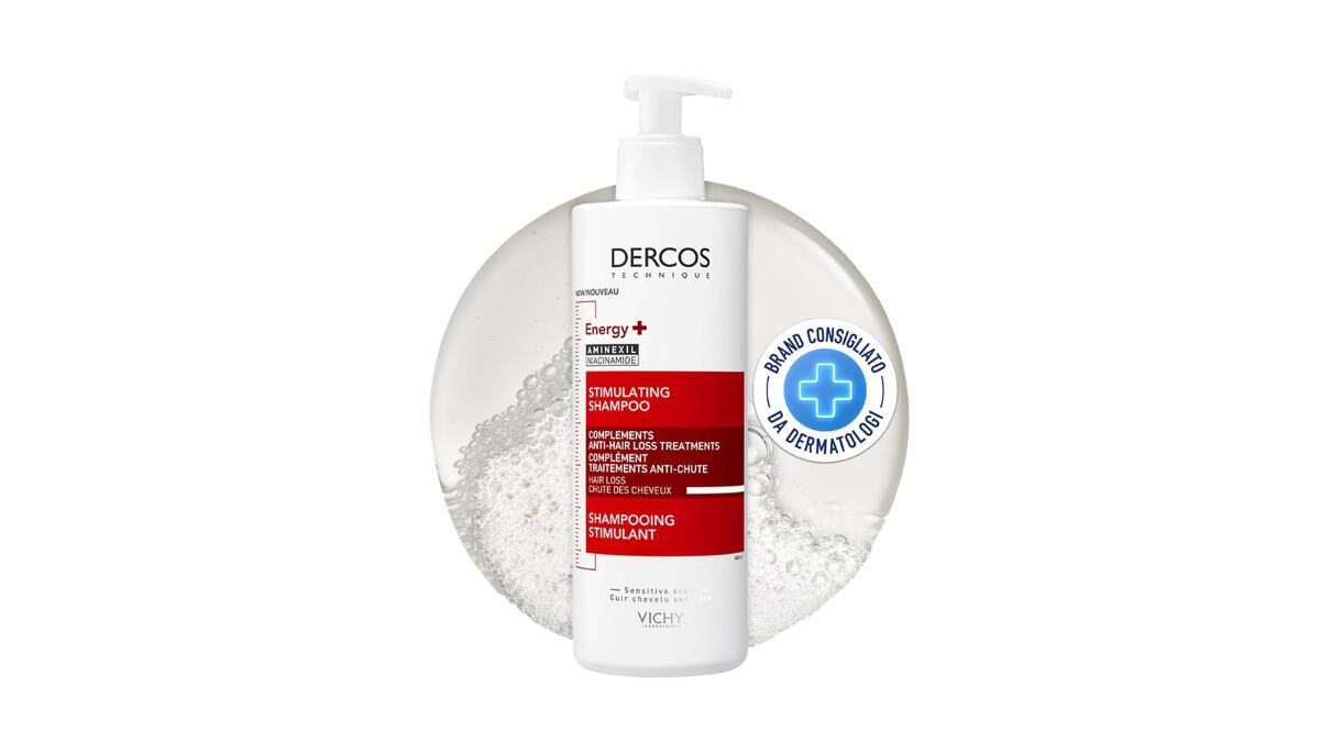 El tratamiento Energy+ de Vichy Dercos utiliza la molécula aminexil para blindar la melena frente a la rotura del cepillado.