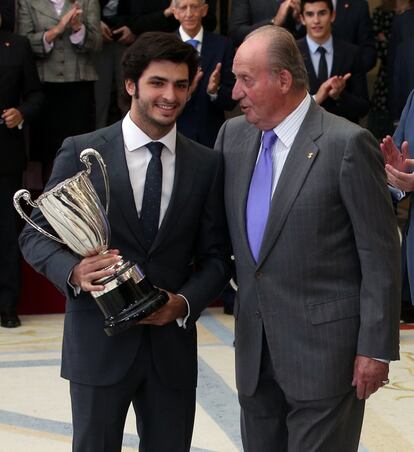 Premio Rey Juan Carlos a Carlos Sainz.