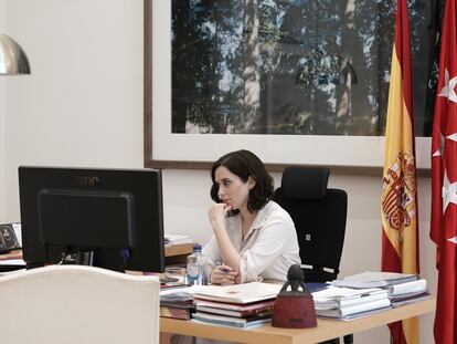 La presidenta de la Comunidad de Madrid, Isabel Díaz Ayuso.