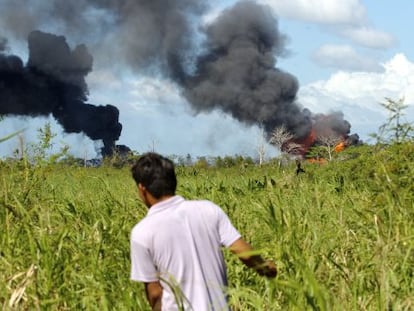 La explosión del Pozo Terra 123 en Tabasco.