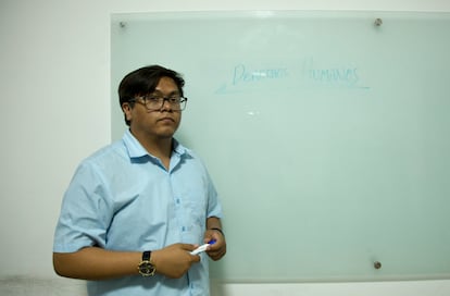 Juan Manuel Rodríguez González, estudiante del 6to semestre de derecho en la Facultad de Derecho y Criminología de la Universidad Autónoma de la Universidad de Nuevo León