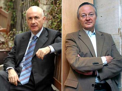 Josep Antoni Duran Lleida, a la izquierda, y Josep Piqué.