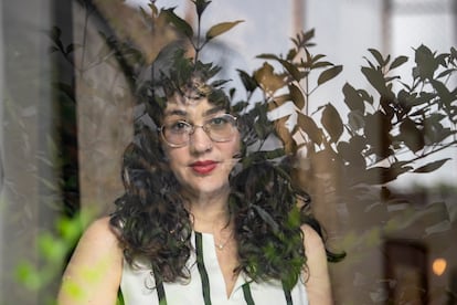 Andrea Chapela en Ciudad de México, el 10 de abril