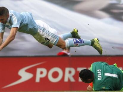 Keylor Navas, en el partido contra el Celta