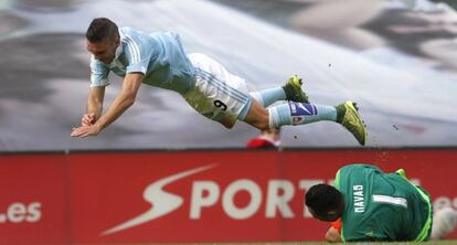 Keylor Navas, en el partido contra el Celta