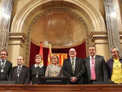 Sesi&oacute;n constituyente del Parlamento de Catalu&ntilde;a.