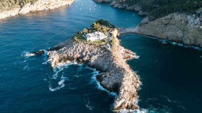 Vista aérea de Sa Ferradura (Ibiza).