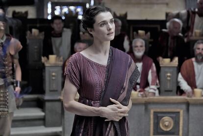 Rachel Weisz como Hipatia de Alejandría en el filme de Alejandro Amenábar 'Ágora'. 