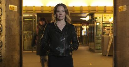 Sarah Harrison, la semana pasada, en Berlín.