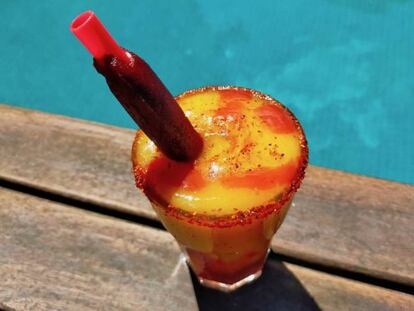 Mangonada con chamoy