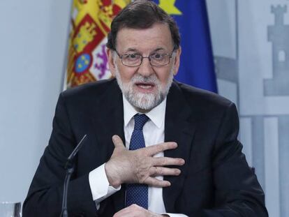 El presidente del Gobierno, Mariano Rajoy, el pasado viernes.