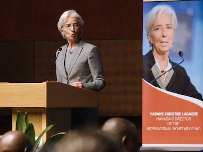 La directora gerent de L'FMI, Christine Lagarde.