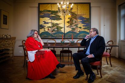 Serrano y Cavallo conversan a los 50 años del bombardeo a La Moneda.

