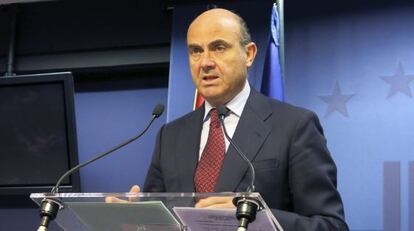 El ministro de Economía, Luis de Guindos
