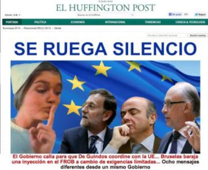 La edición de 'El Huffington Post', en España