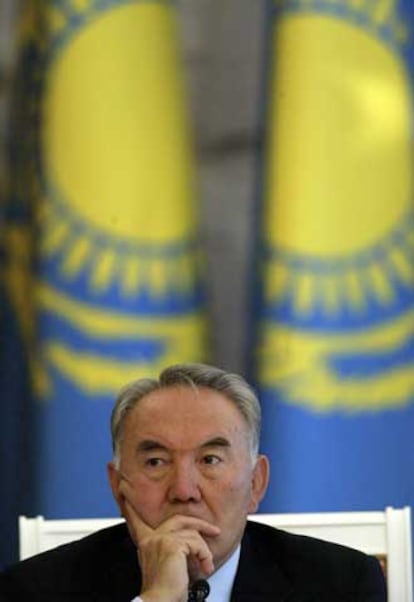 El presidente de Kazajistán, Nursultán Nazarbáyev, en una fotografía de archivo.