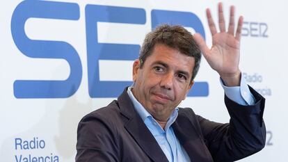 El presidente de la Generalitat, Carlos Mazón, durante los Encuentros SER este lunes.