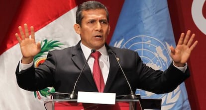 O presidente do Peru, Ollanta Humala.