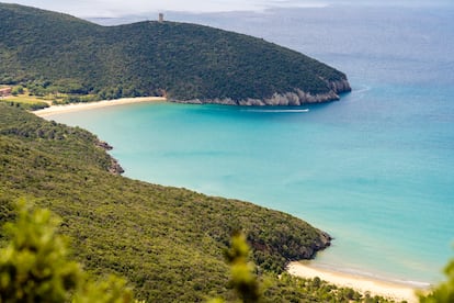 Vista de Cala di Forno, en la provincia de Grosseto (Italia).