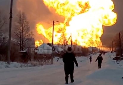 Gasoducto de Gazprom en Rusia