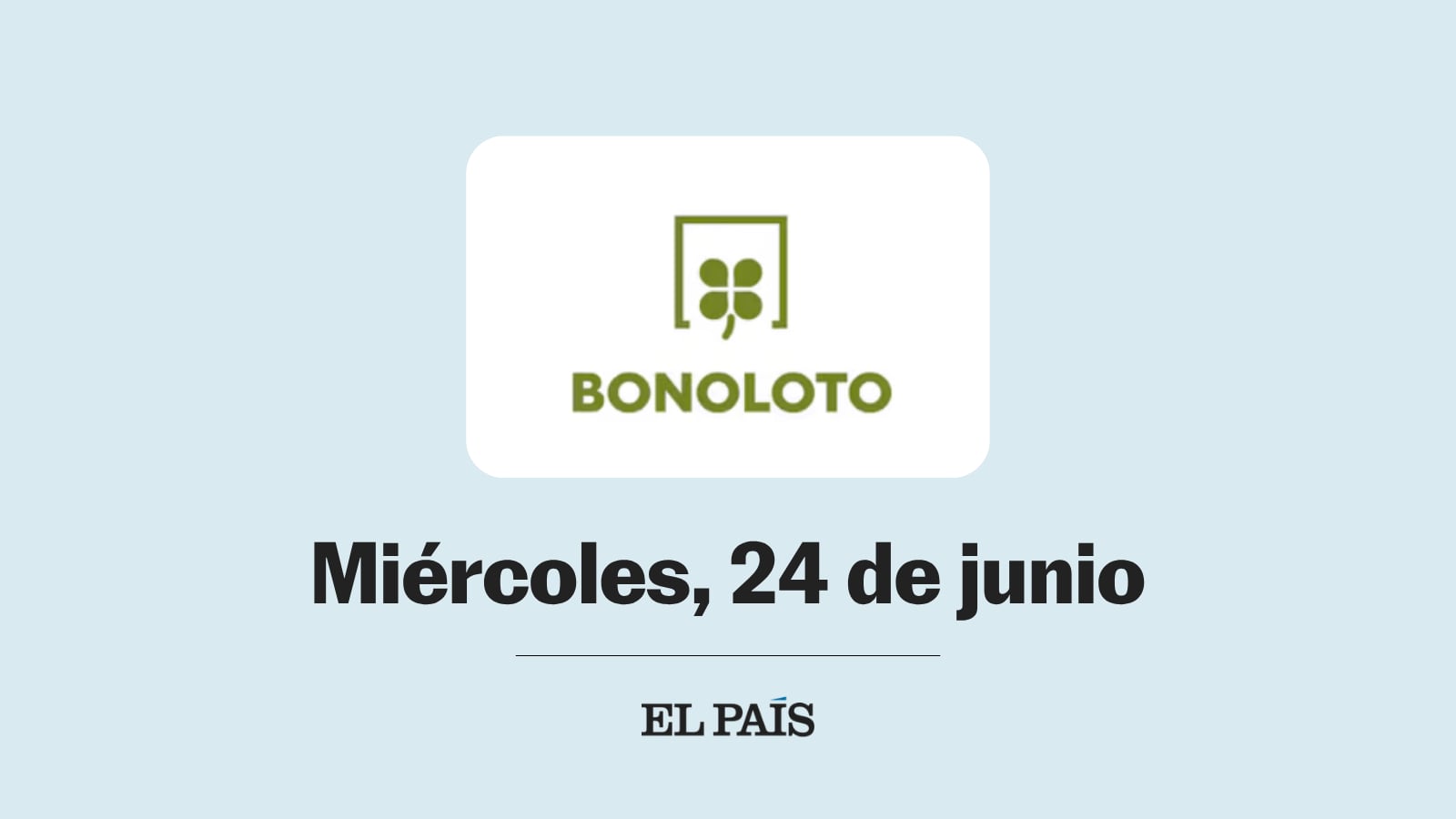 Bonoloto: comprobar sorteo del miércoles 24 de junio