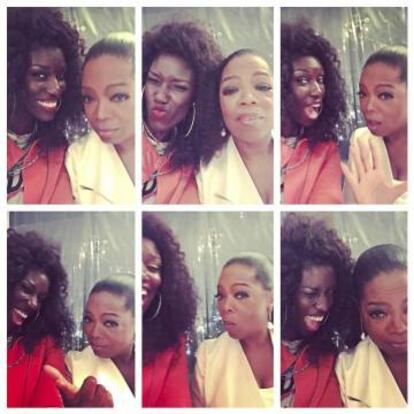 Imagen de Bozoma Saint John y Oprah Winfrey, compartida en el perfil de Instagram de Saint John.