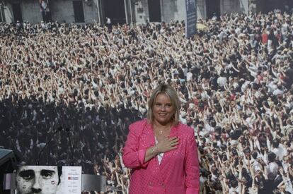 La Fundación Miguel Ángel Blanco celebró, en la Real Casa de Correos de Madrid, un homenaje para recordar el secuestro y asesinato del joven edil a manos de ETA hace 25 años. Al acto, acudió Mari Mar Blanco,  hermana  del concejal.