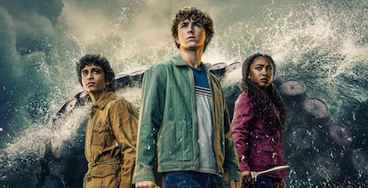 Protagonistas de la serie Percy Jackson y los dioses del Olimpo de Disney+