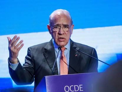 El secretario general de la Organización para la Cooperación y el Desarrollo Económicos (OCDE), Ángel Gurría.