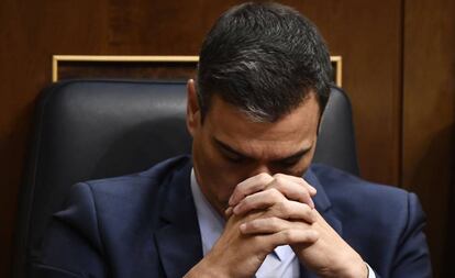 Pedro Sánchez, presidente del Gobierno en funciones