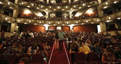 Inauguración del Teatro Calderón tras la reforma.