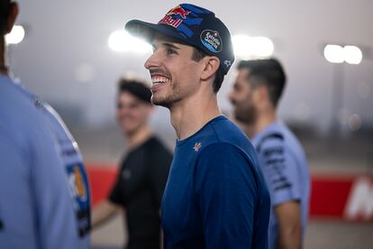 Álex Márquez, al inicio del Mundial, en el circuito de Lusail, en Qatar.
