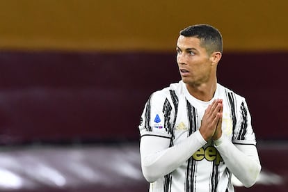 Cristiano Ronaldo, en un partido con la Juventus