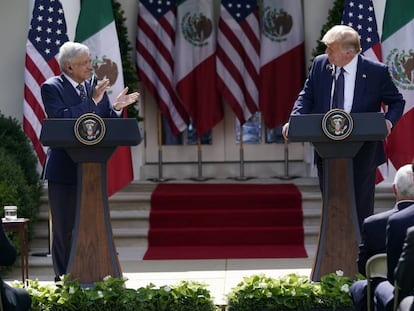 La visita de López Obrador a Washington, en imágenes