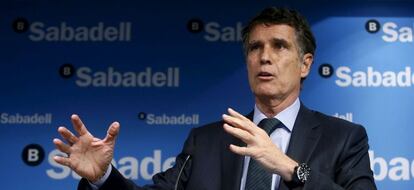 Jaume Guardiola, consejero delegado de Banco Sabadell