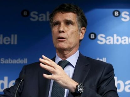 Jaume Guardiola, consejero delegado de Banco Sabadell 