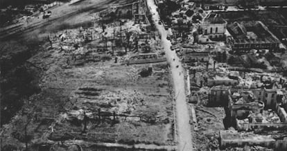 Epicentro de la explosión que causó 152 muertos en Cádiz en 1947.