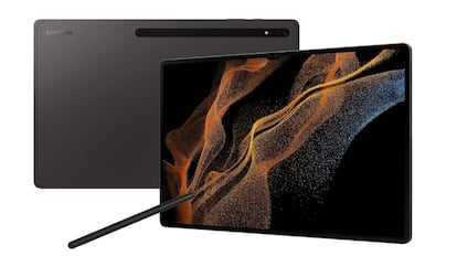 La 'tablet' Samsung Tab S8 Ultra, de gama alta, reúne una experiencia de uso excepcional en cualquier entorno.