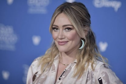 La actriz Hilary Duff en la convención D23 para presentar la plataforma Disney+, el pasado 23 de agosto.