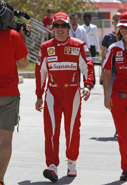 Fernando Alonso, en Bahrein.