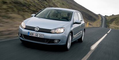 Imagen de archivo de un Volkswagen Golf de 2008.