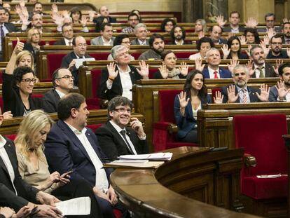 El Parlament, en la votaci&oacute;n de los Presupuestos.