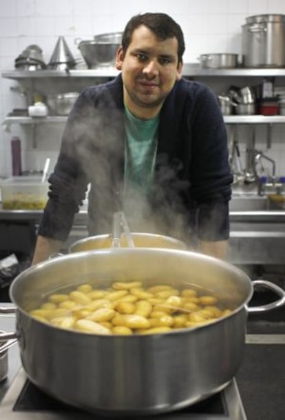 El cocinero chileno Juan Pablo Mellado.