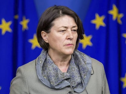 La comisaria europea de Transportes, Violeta Bulc.